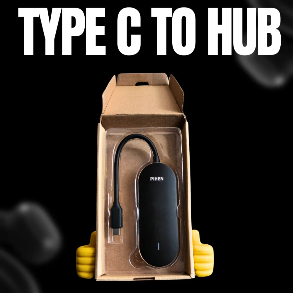 PIHEN Type-C Hub (HDMI, USB 3.0x2, PD, TF, Alloy)